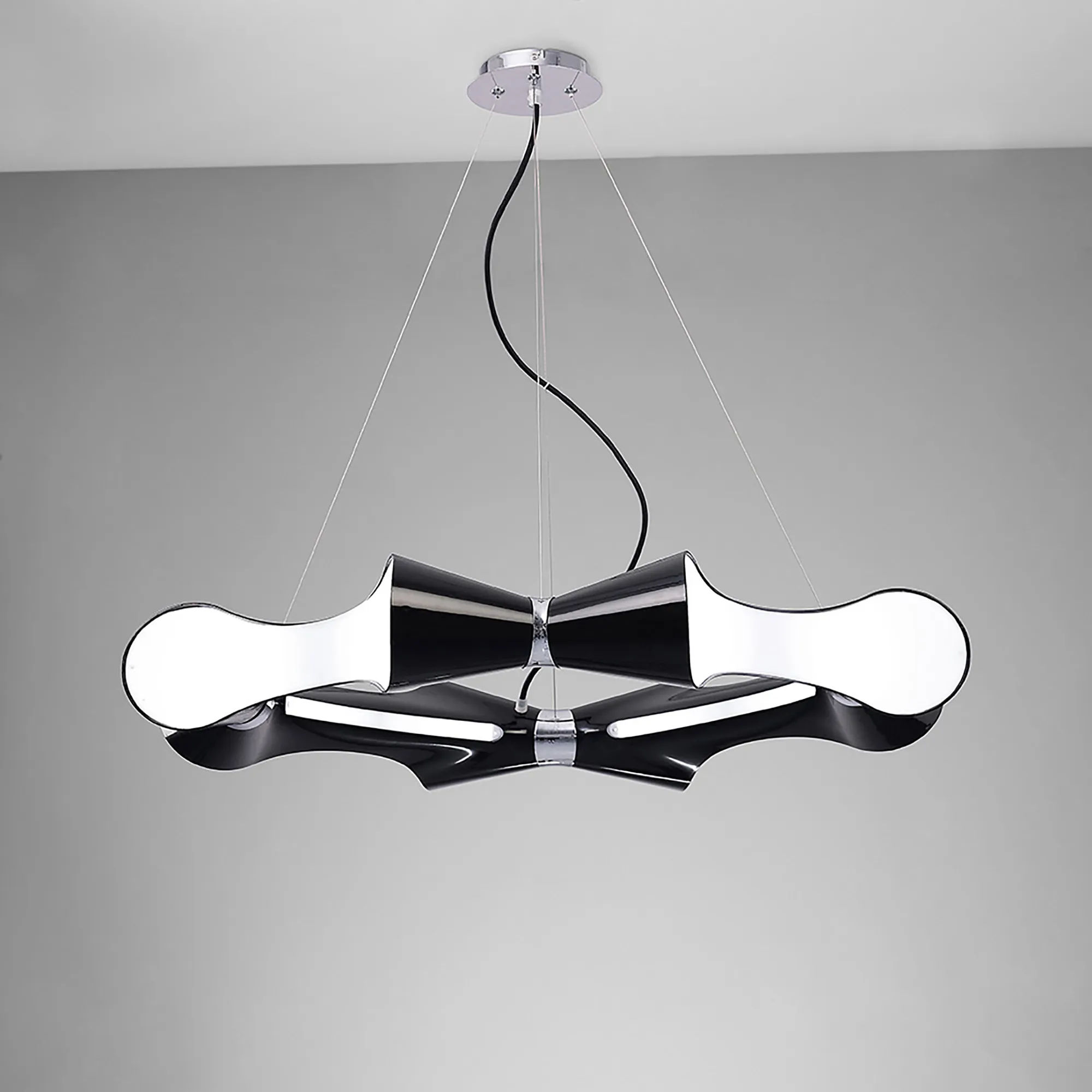 Ora Gloss Black Ceiling Lights Mantra Multi Arm Fittings Ora Gloss Black Ceiling Lights Mantra Multi Arm Fittings
